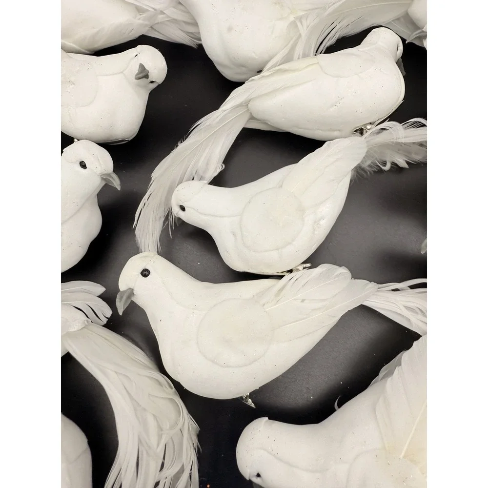 Bulk Package of 20 Feathered Artificial 3-1/2